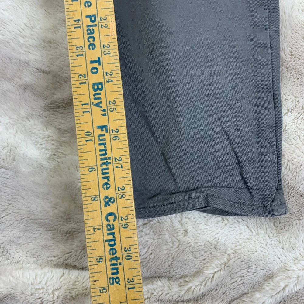 Levis 511 Slim Fit Pants Mens‎ 36x30 Gray Chino Twill Casual Stretch Trousers